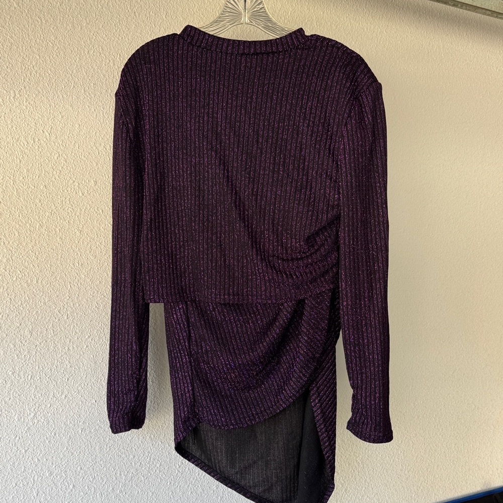 SHEIN Purple Skirt Set